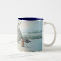 TIPI CAMP SQUAW by SHARON SHARPE Mug