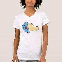 Tipped Over and Bitten - Ladies T (Front Only) T Shirts