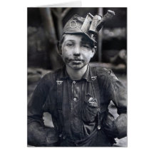 Tipple Boy at Mine Greeting Cards