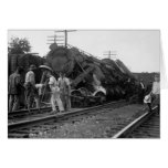 Tippsy Locomotive, 1920s Greeting Card