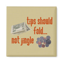 Tips should fold refrigerator magnets