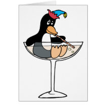 Tipsy Penguin Card