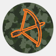 Tir à l'arc de Camo Adhésifs Ronds