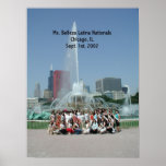 Tir de groupe de fontaine posters
