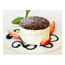 Tiramisu - un Italien, dessert posé Carte Postale