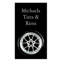 Tire and Rims Business Card Templates