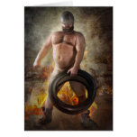 Tire Change Greeting Card