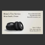 Tire Sales Business Card business cards