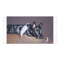 Tired Angel (Scottie) Photo Greeting Card