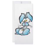 Tired Bunny Personalized Rack Card