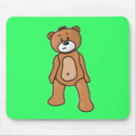 Tired Teddy Bear Mouse Pad