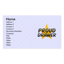 Tireur fier cartes de visite professionnelles