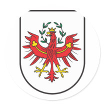 Tirol Wappen, Austria Round Sticker