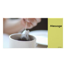 T'is My Cup'a Tea Personalized Photo Card