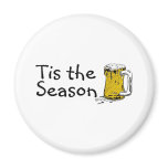 Tis The Season Beer Fridge Magnets