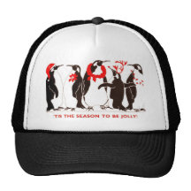 Tis the Season CHRISTMAS HOLIDAY Mesh Hat