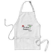 Tis The Season Christmas Martini Apron