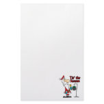 tis the season to be giving donation santa toon stationery