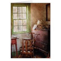 Tissage - dans le cottage de tisserands carte de vœux