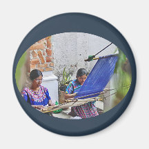 Tisserands de l'Antigua Aimants Pour Réfrigérateur