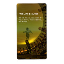 TITAN IN HYPERION SHIPPING LABEL