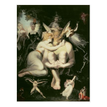 Titania Awakes, Surrounded by Attendant Post Cards