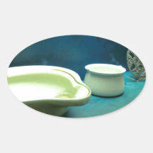 Titanic Artefacts Oval Sticker