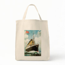 Titanic at Sea Canvas Bag
