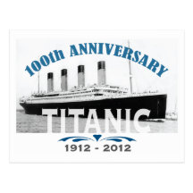 Titanic descendant l'anniversaire de 100 ans cartes postales