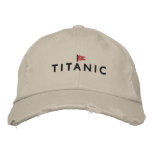 Titanic Hat with White Star Line Logo Baseball Cap