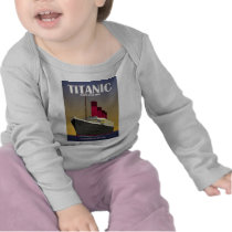 Titanic Ocean Liner Art Deco Print Shirt
