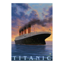 Titanic SceneWhite Star Line posters