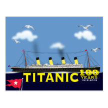 Titanic Tragedy  Anniversary  Postcard