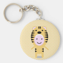 Titi tigre porte-clefs