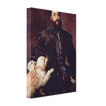 Titian - Portrait of Federico II Gonzaga Canvas Prints