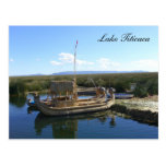 titicaca boat postcard