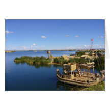 titicaca island boat card