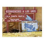 titicaca los uros post card