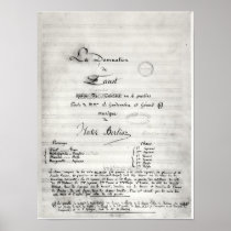 Title page of 'La Damnation de Faust' Poster