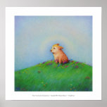 Titled:  Heaven - beautiful golden puppy dog