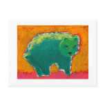 Titled:  My Friend is a Bear - fun angry art