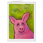 Titled:  Oink Oink Greeting Card