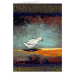 Titled:  Two Birds - unique emotional bird art cards