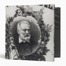Titlepage first edition of 'Les Miserables' 3 Ring Binders