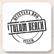 Titre de plage de Tulum Dessous-de-verre