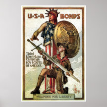 Titres d'emprunt de guerre de 2ÈME GUERRE MONDIALE Posters
