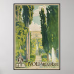 Tivoli Villa d'Este Poster