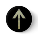 Tiwaz Rune gold buttons