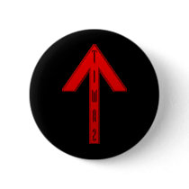 Tiwaz Rune red Buttons