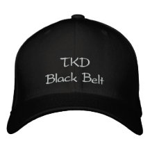 TKD Black Belt Embroidered Hats